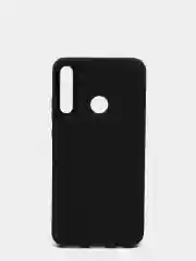 Черный чехол усиленный с рамкой для Huawei Y7 Prime 2020, силиконовый