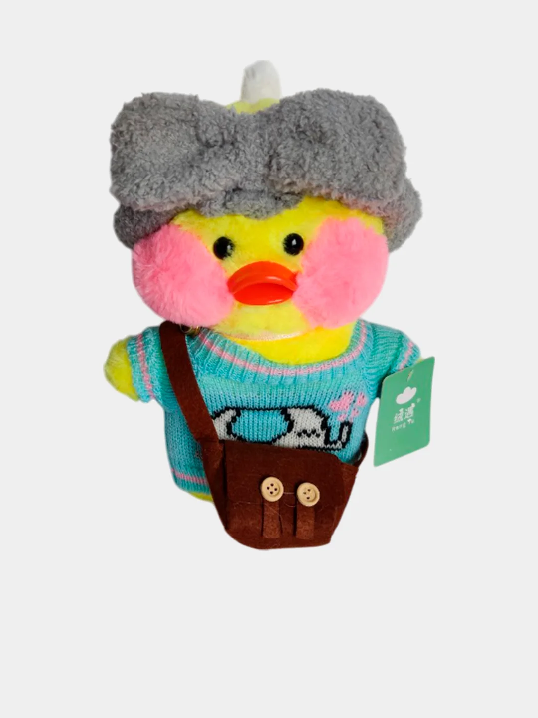 Голубой мягкая игрушка Уточка / Lalafanfan Duck