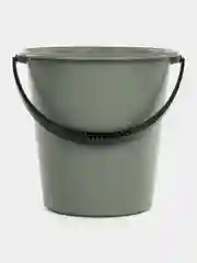 Серый ведро хозяйственное с ручкой