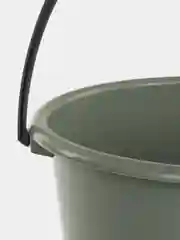 Серый ведро хозяйственное с ручкой