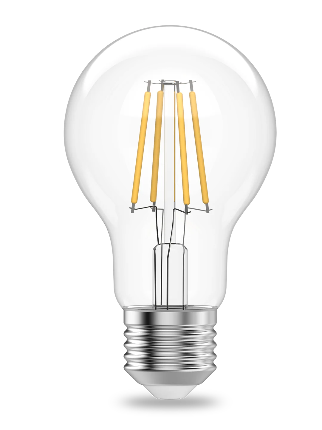 Лампочка светодиодная E27 Груша 9W теплый 2700К УПАКОВКА 10 шт. Gauss Elementary Filament