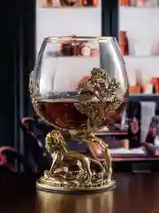 Прозрачный бокал для коньяка "Лев"в картон. коробке для Шаранте