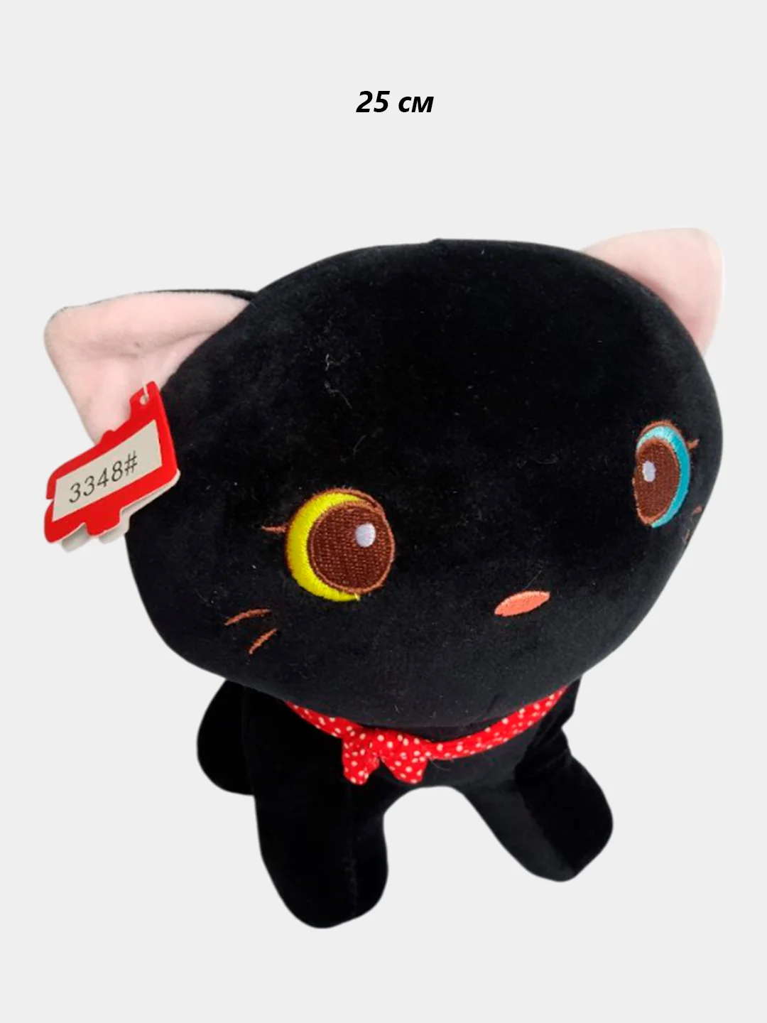 Черный мягкая игрушка котик, тигр, пантера