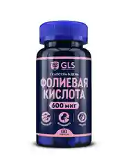 БАД к пище "Фолиевая кислота 600 мкг", 60 капсул по 240 мг