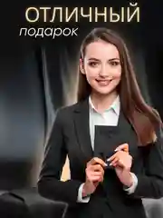 Черный обложка на паспорт с отделениями для карт и купюр из эко кожи