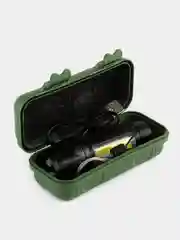 Черный фонарь карманный аккумуляторный. 2 режима (LED T6, COB, 10W)