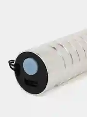 Серебряный фонарь карманный аккумуляторный. 2 режима (LED T6, COB, 10W)