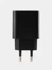 Черный сетевое зарядное устройство Borofone BA71A, 20W, PD, QC, AFC, c кабелем Type-C/Lightning