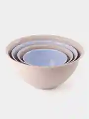 Розовый миски-салатницы 1-5 л, набор 4 шт
