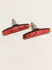 Красный тормозные колодки для велосипеда, тип V-brake, 2 штуки
