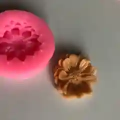 Розовый молд силиконовый "Цветок"