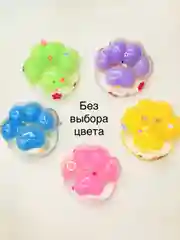 Белый игрушки антистресс сквиш лапка Кошачья/таба лапа большая, котик/капибара/куроми/орео/хомяк