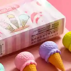 Мятный набор фигурных ластиков, 4 штуки