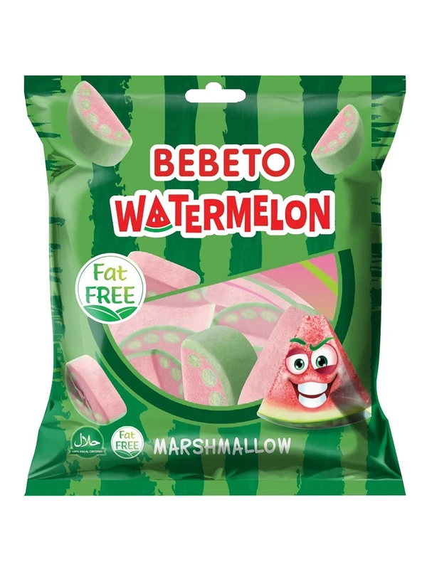 Суфле-маршмеллоу Bebeto Watermelon вкус арбуза 60г, (Турция)
