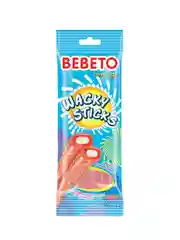 Мармелад жевательный Bebeto Wacky Sticks вкус клубники и ванили, 75г (Турция)