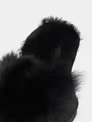 Черный женские угги, натуральные