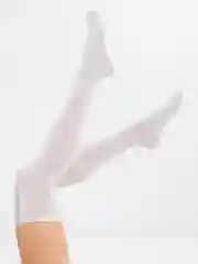 Белый гольфы выше колен женские
