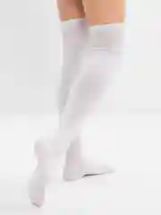 Белый гольфы выше колен женские