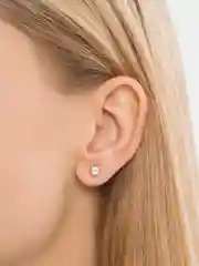 Золотой серьги женские бижутерия