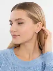 Золотой серьги женские бижутерия