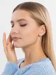 Серебряный серьги женские бижутерия
