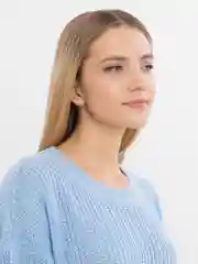 Серебряный серьги женские бижутерия