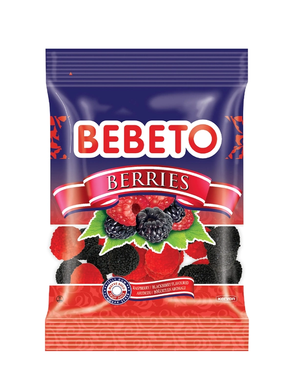 Мармелад жевательный Bebeto Berries, 80г, (Турция)
