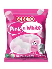 Суфле-маршмеллоу Bebeto Pink&White вкус ванили и клубники, 135г, (Турция)