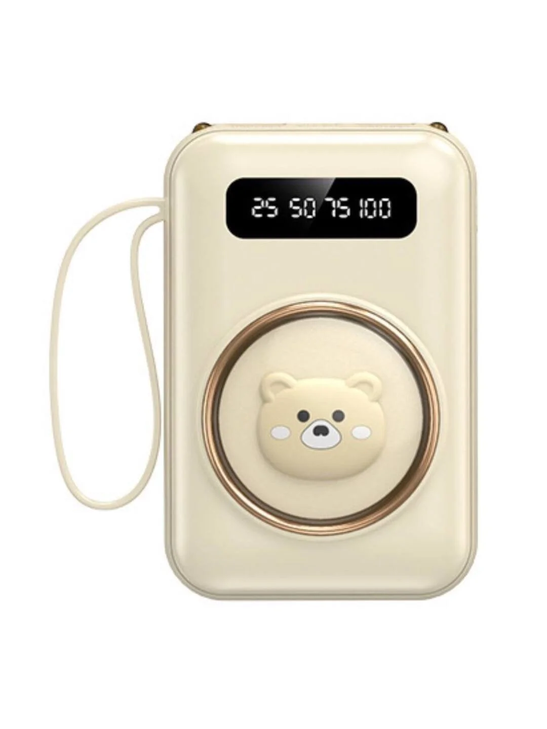 Молочный внешний аккумулятор Power Bank повербанк "Куроми", 10000 mAh, Kuromi