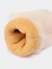 Розовый женские варежки лапки с мехом