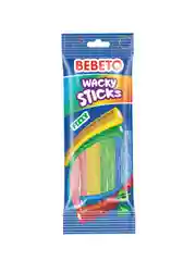 Мармелад жевательный Bebeto Wacky Sticks вкус тутти-фрутти и ванили, 75г (Турция)