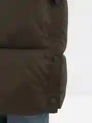 Зелёный хаки женский пуховик зимний