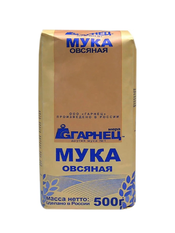 Мука Гарнец Овсяная 500г