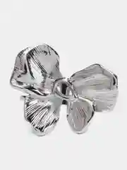 Серебряный женское кольцо из стали