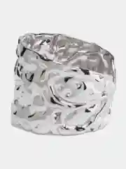 Серый женское кольцо из стали