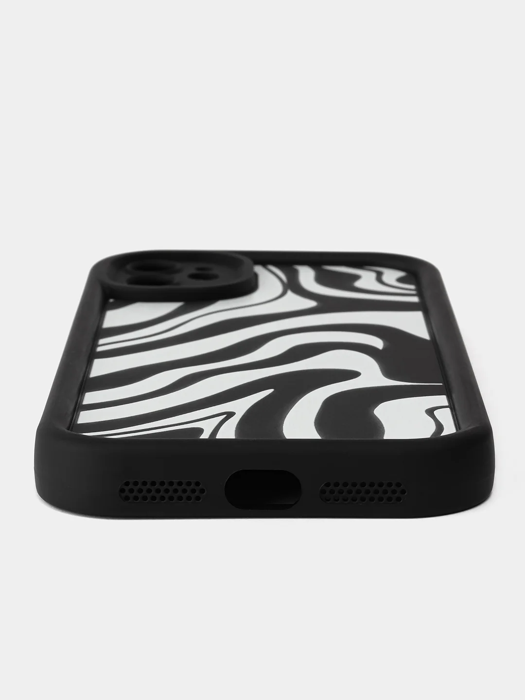 Черный чехол на айфон (iPhone) 11 12 13 14 15 Pro Max силиконовый