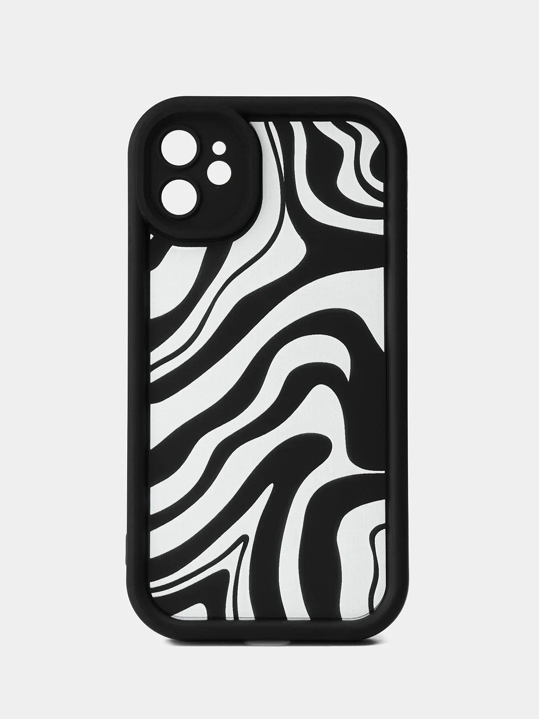Черный чехол на айфон (iPhone) 11 12 13 14 15 Pro Max силиконовый