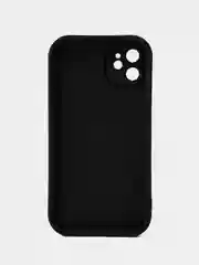 Черный чехол на айфон (iPhone) 11 12 13 14 15 Pro Max силиконовый