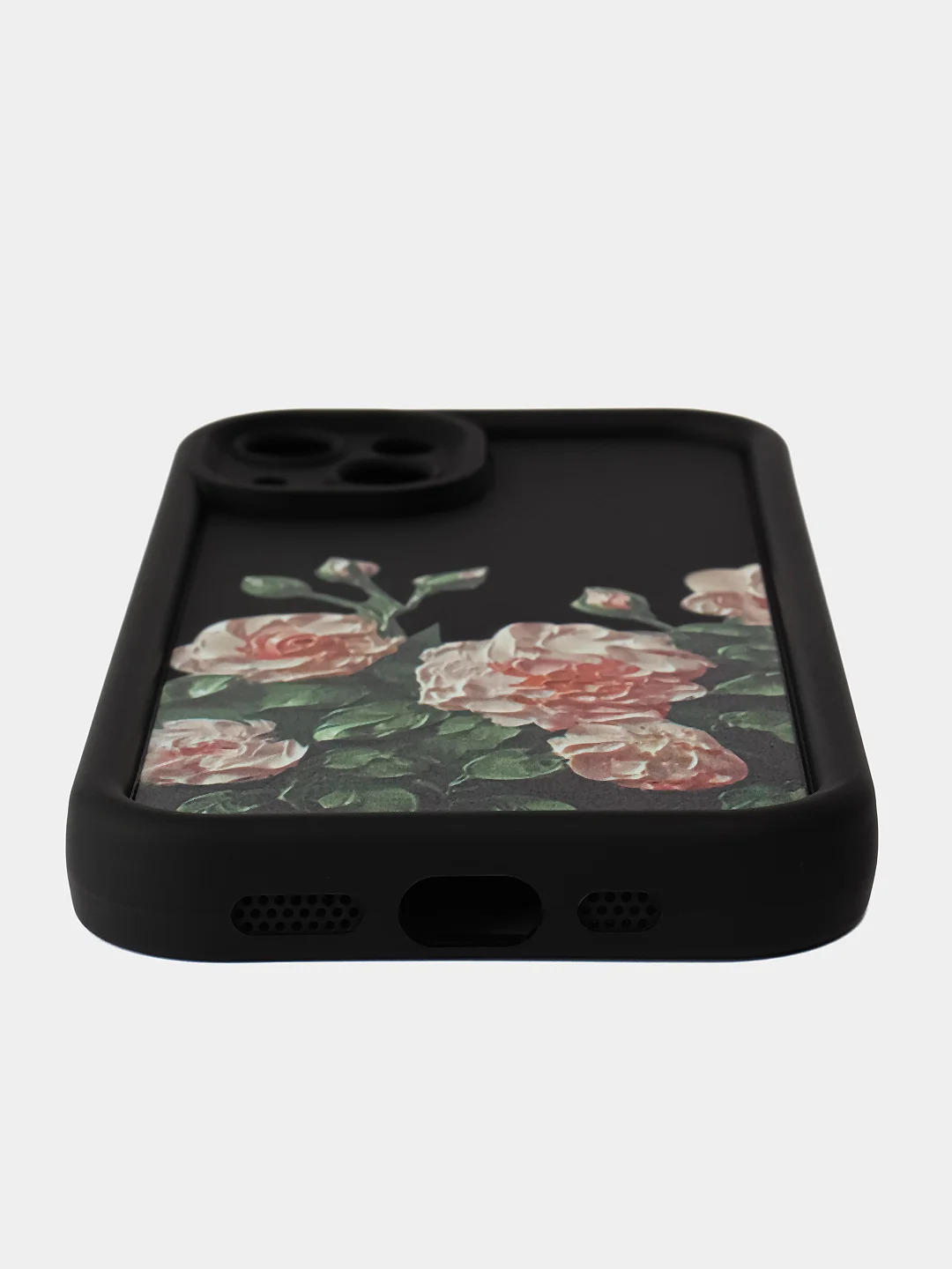 Черный чехол на айфон (iPhone) 11 12 13 14 15 Pro Max силиконовый
