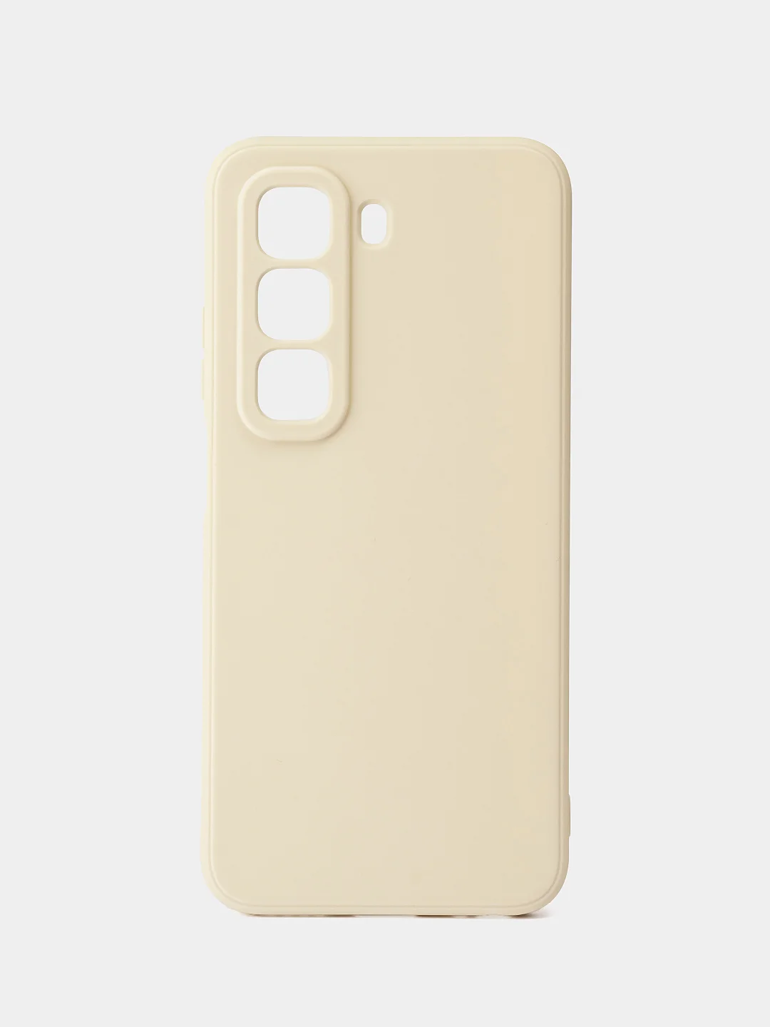 Молочный чехол для Infinix HOT 50 4G (Инфиникс Хот 50 4 джи)