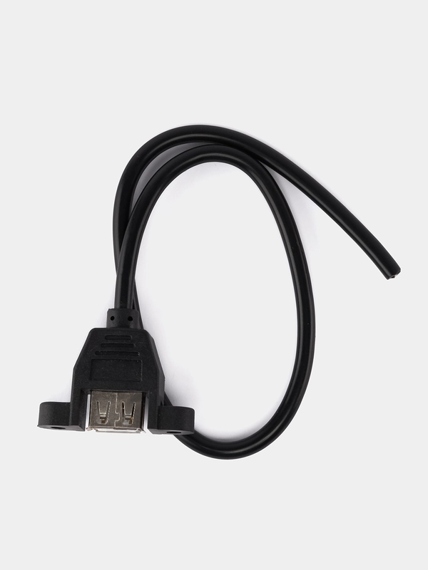 Гнездо USB 2.0 на корпус провод 25см