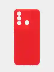 Красный чехол для Itel Vision 3 Plus (Ител Вижен 3 Плюс), с мягкой подкладкой
