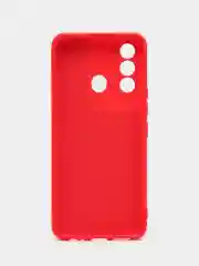 Красный чехол для Itel Vision 3 Plus (Ител Вижен 3 Плюс), с мягкой подкладкой