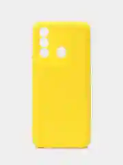 Желтый чехол для Itel Vision 3 Plus (Ител Вижен 3 Плюс), с мягкой подкладкой