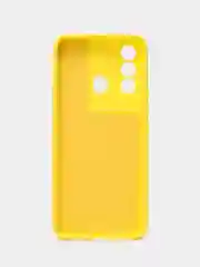 Желтый чехол для Itel Vision 3 Plus (Ител Вижен 3 Плюс), с мягкой подкладкой