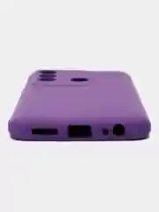 Фиолетовый чехол для Itel Vision 3 Plus (Ител Вижен 3 Плюс), с мягкой подкладкой