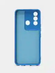 Синий чехол для Itel Vision 3 Plus (Ител Вижен 3 Плюс), с мягкой подкладкой