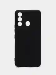 Черный чехол для Itel Vision 3 Plus (Ител Вижен 3 Плюс), с мягкой подкладкой