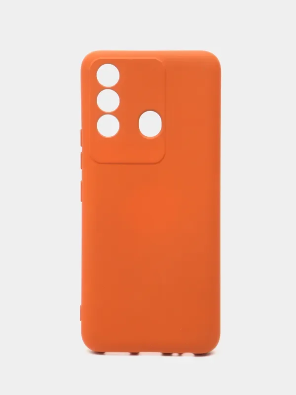 Медный чехол для Itel Vision 3 Plus (Ител Вижен 3 Плюс), с мягкой подкладкой