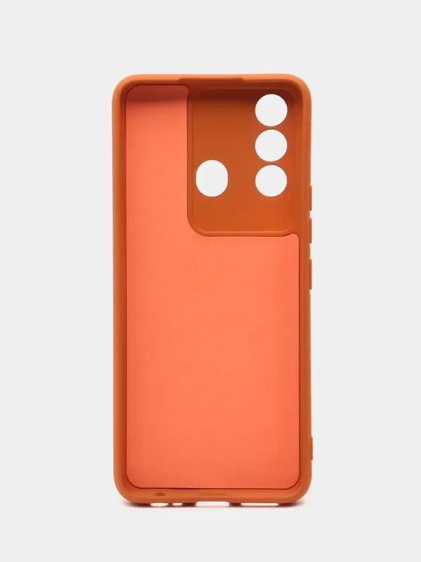 Медный чехол для Itel Vision 3 Plus (Ител Вижен 3 Плюс), с мягкой подкладкой